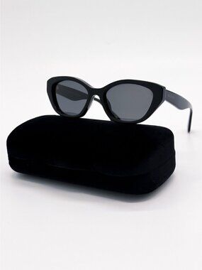 NEW GUCCI SUNGLASSES GG1638S 001 BLACK CAT EYE WOMEN GUCCI EYEWEAR